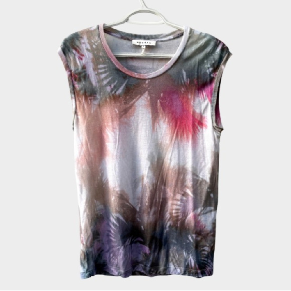 Sandro Tye Dyed Sleeveless Top | 2